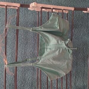 Shein Swim Top 4/5X Aqua